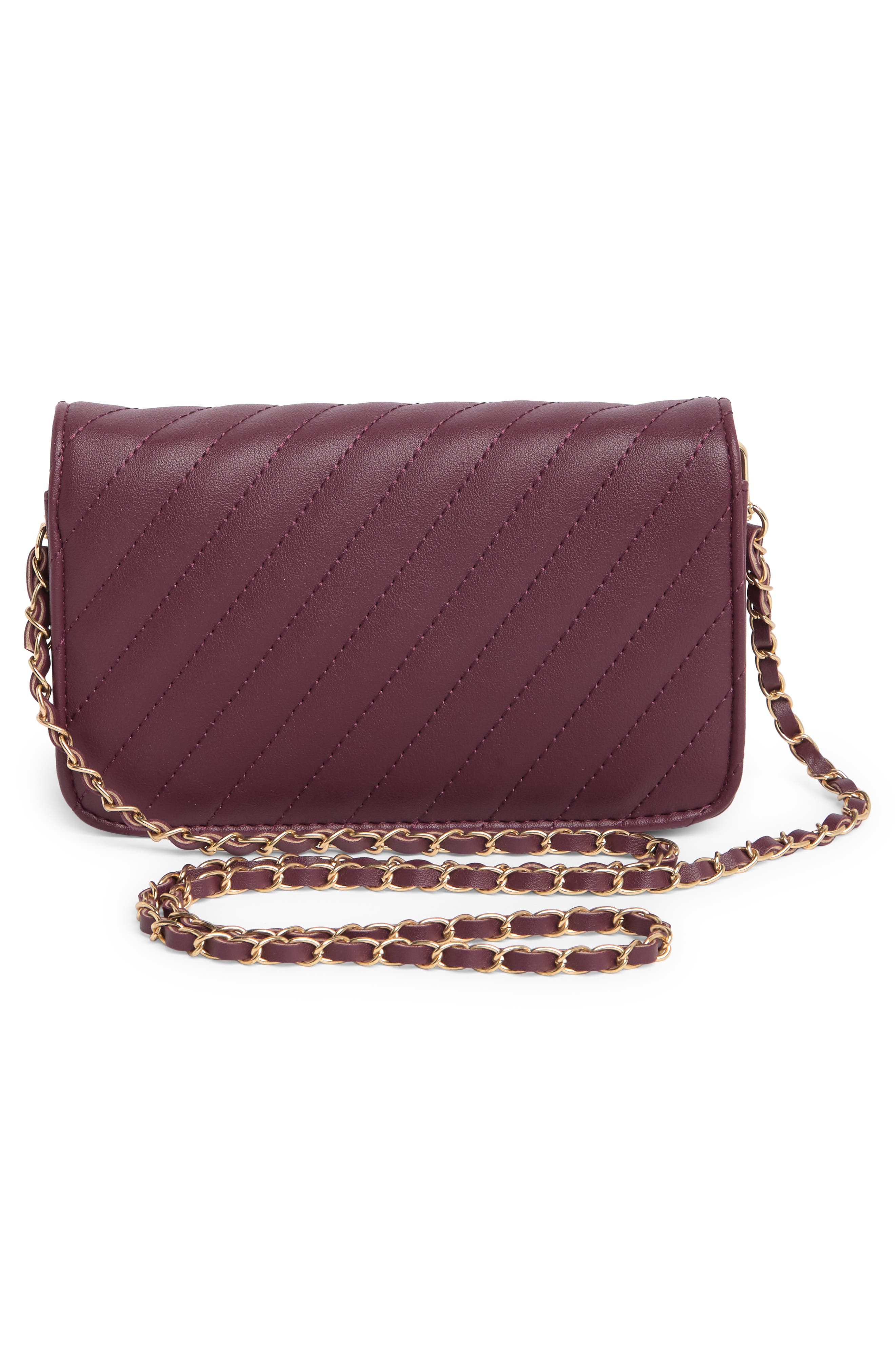 Badgley Mischka Collection Studio Crossbody Bag, Alternate, color, Plum