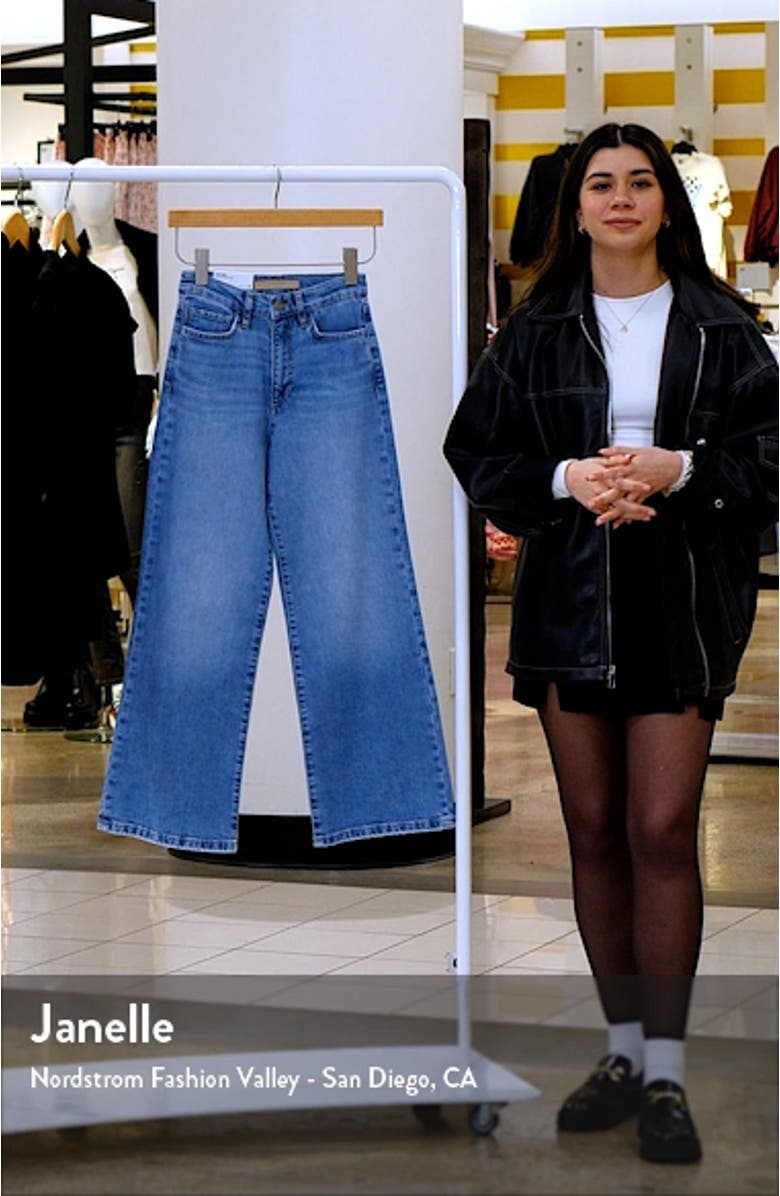 The Mia High Waist Ankle Wide Leg Jeans, sales video thumbnail