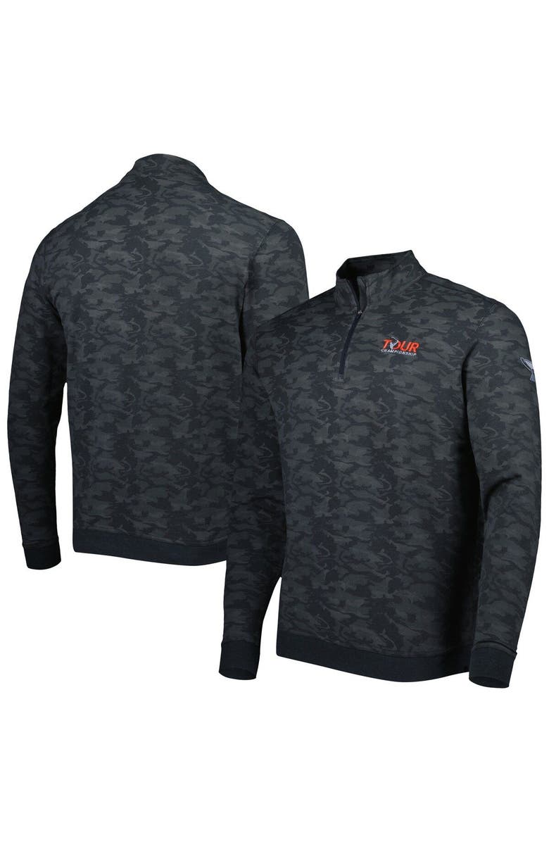 tasc Performance Men's tasc Performance Black/Camo TOUR Championship Cloud Quarter-Zip Jacket, Alternate, color, 