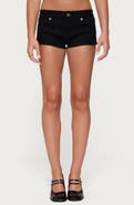 EDIKTED Jagger Low Rise Denim Shorts