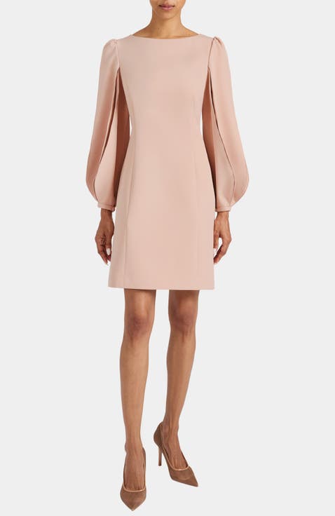 Arana Shift Dress in Stretch Crepe