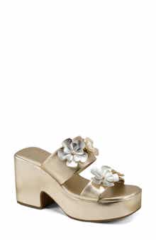 KARL LAGERFELD PARIS Marcelline Platform Slide Sandal