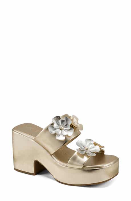 KARL LAGERFELD PARIS Marcelline Platform Slide Sandal