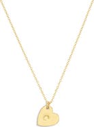 Set & Stones Sophia Heart Initial Necklace