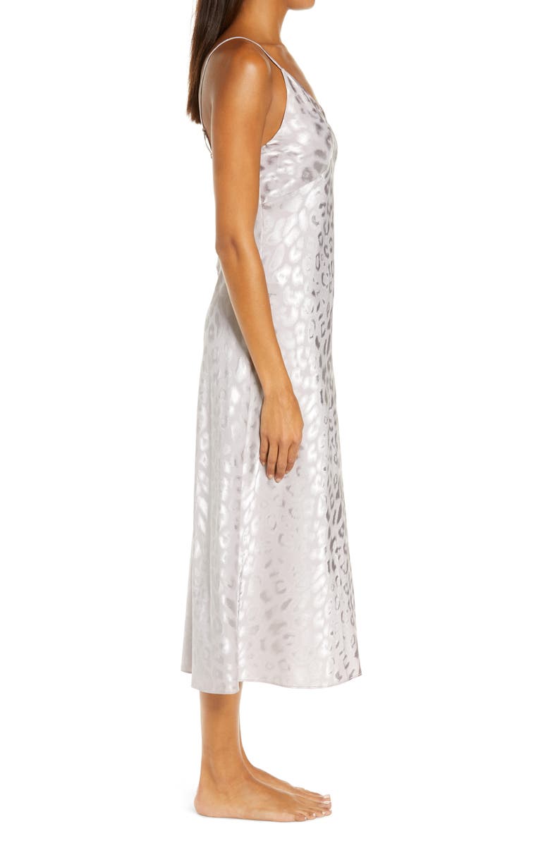 Natori Decadence Leopard Jacquard Satin Chemise, Alternate, color,