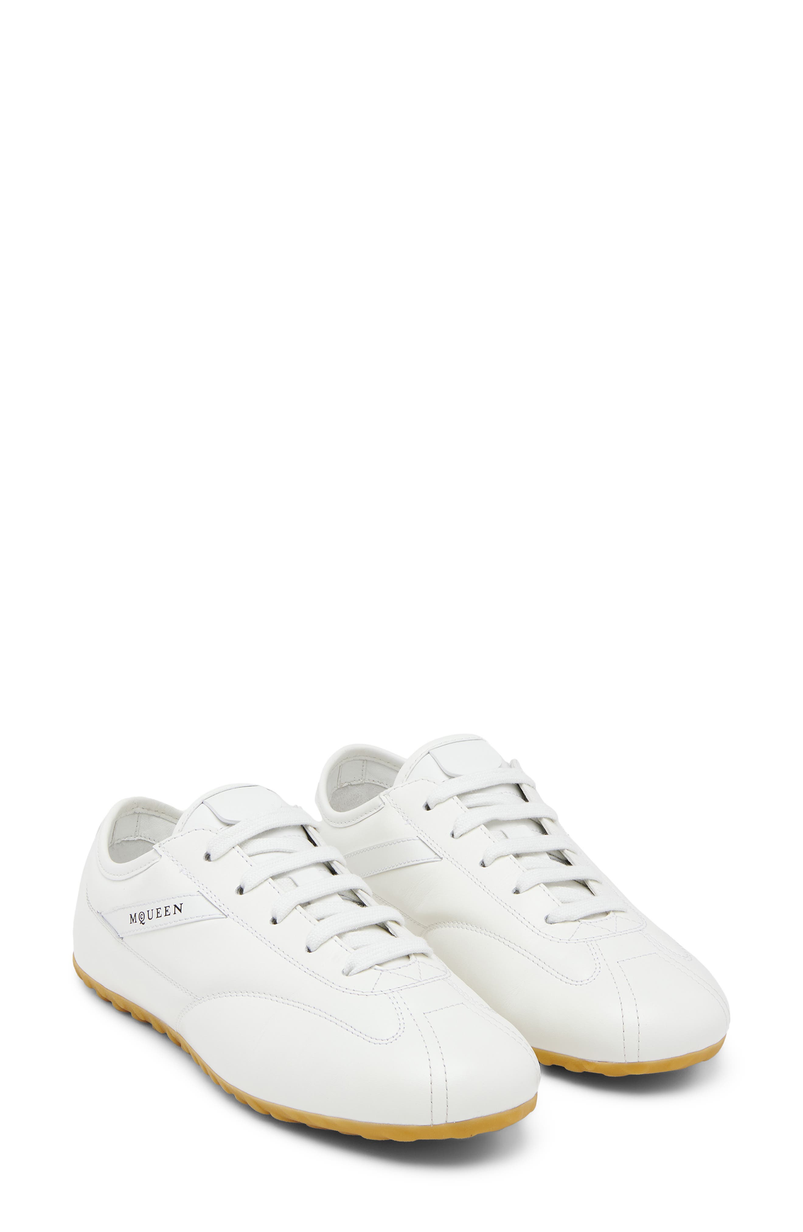 McQueen Boxe Sneaker, Main, color, White/ White