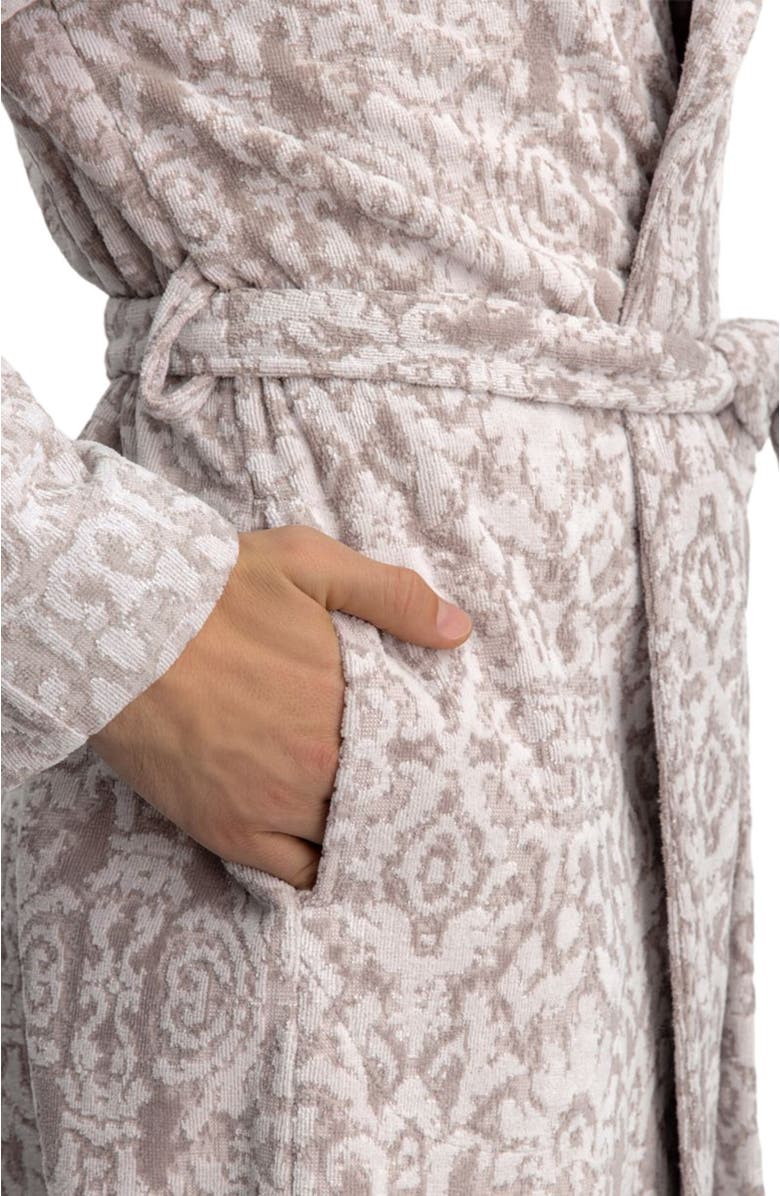 Togas Izar Men's Bathrobe, Alternate, color, Beige