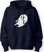 Dalix Giant Ghost Fleece Hoodie
