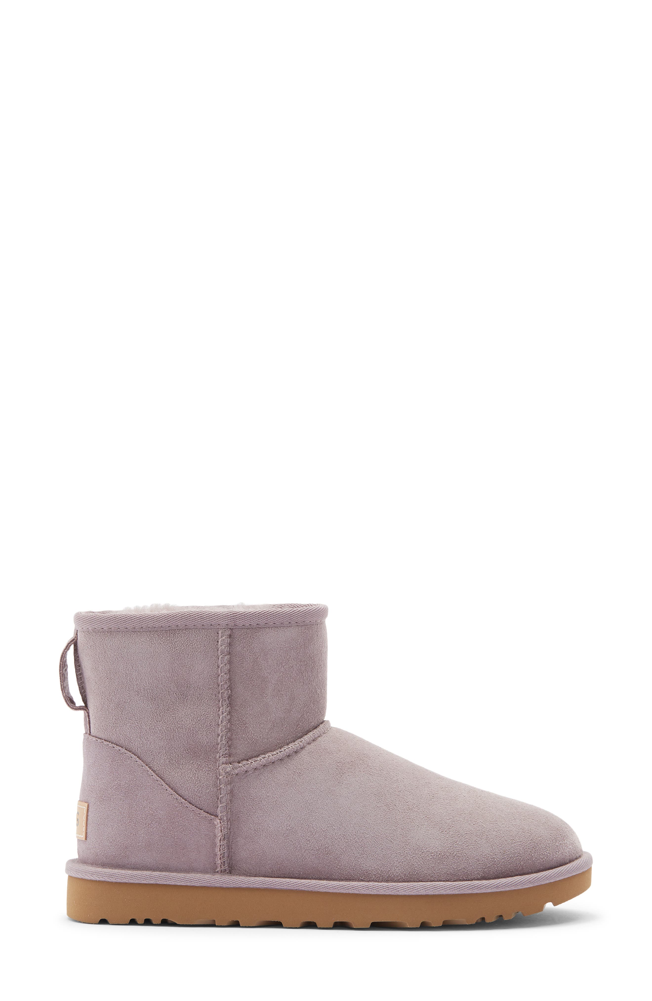 UGG<sup>®</sup> UGG Classic Mini II Genuine Shearling Lined Boot, Alternate, color, Sugarplum