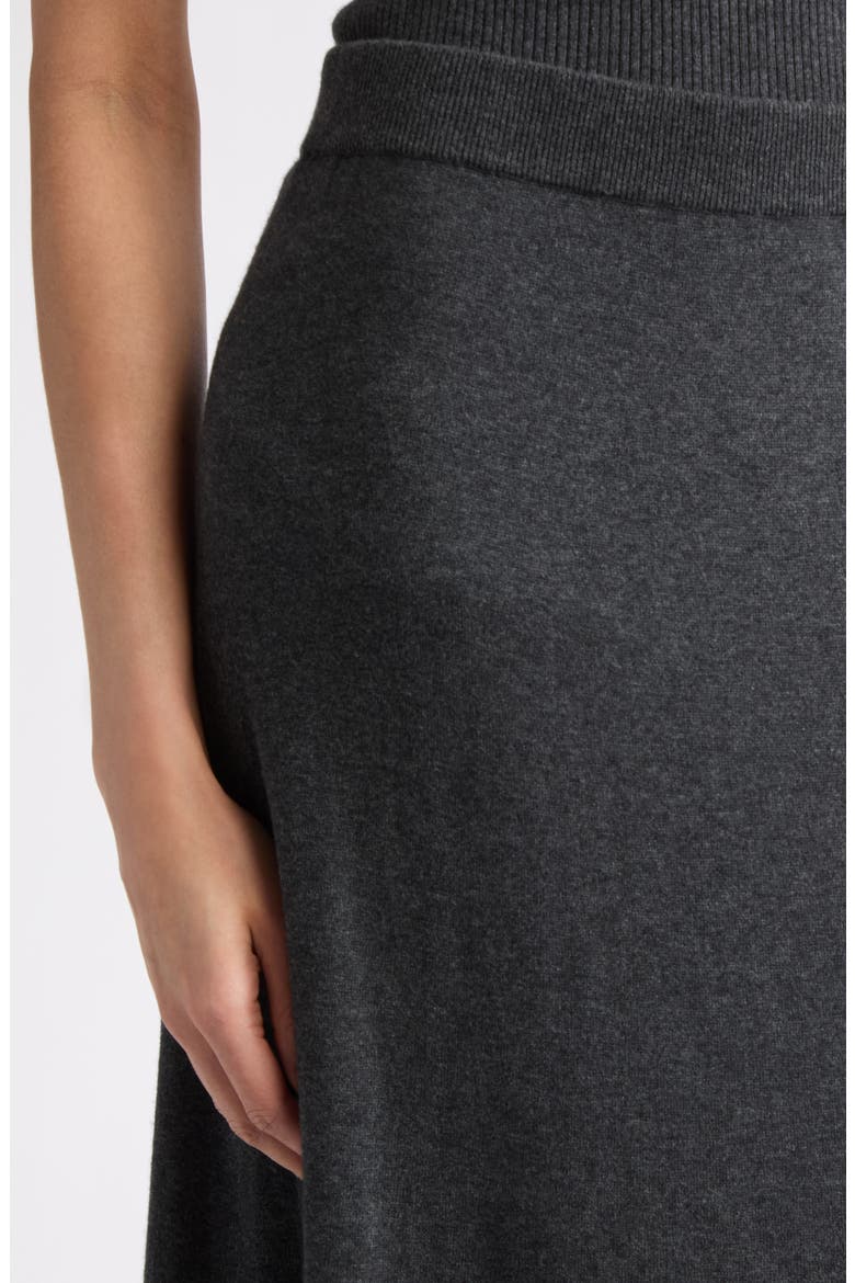 Adrienne Cotton & Cashmere Sweater Skirt, Alternate, color, ECLIPSE
