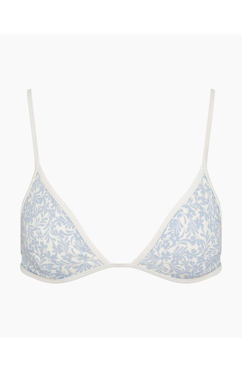 Onia Aimee Adjustable Bikini Top, Alternate, color, Sky/Egret