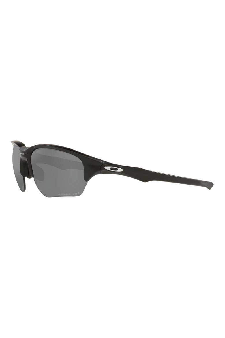 64mm Rectangle Sunglasses, Alternate, color, MATTE BLACK