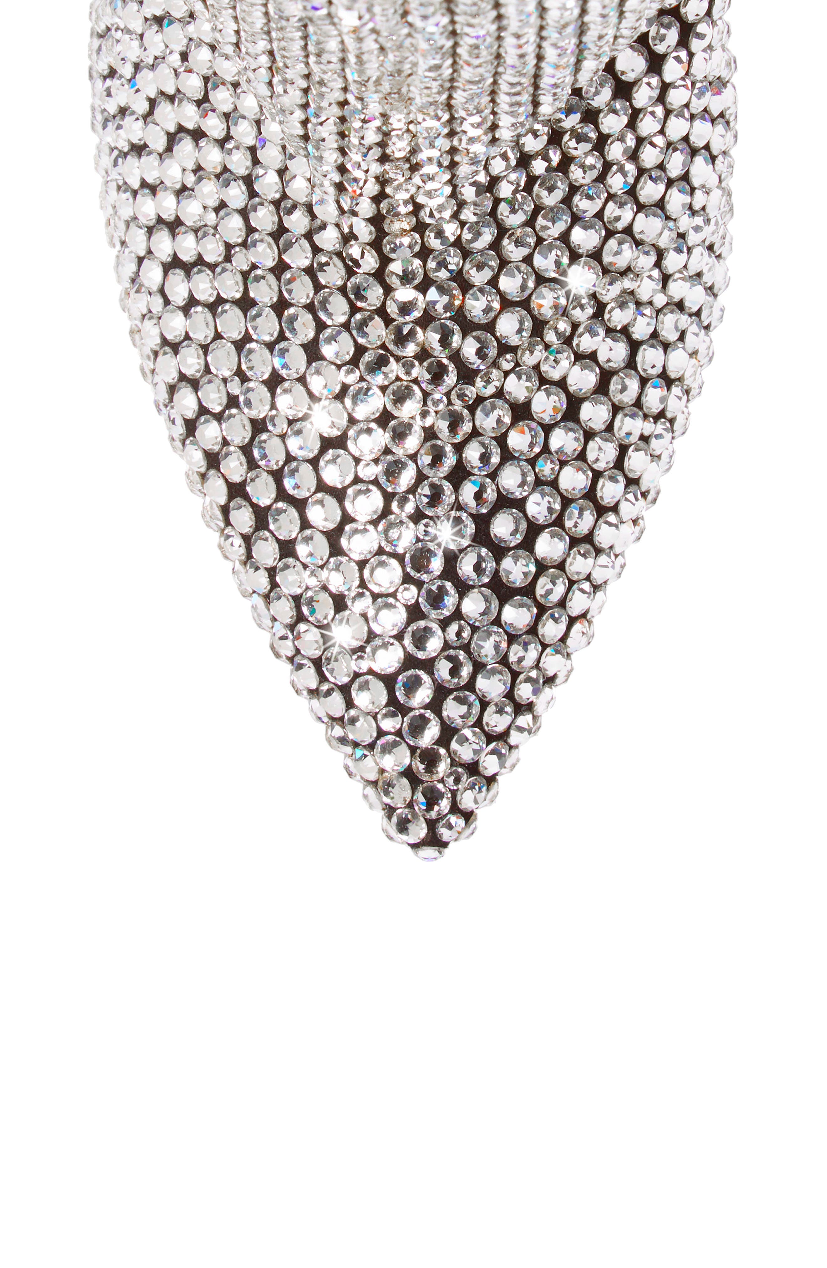 Saint Laurent Niki Crystal Embellished Boot, Alternate, color, 