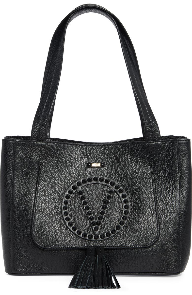 VALENTINO BY MARIO VALENTINO Estelle Rock Tote Bag, Main, color, Black