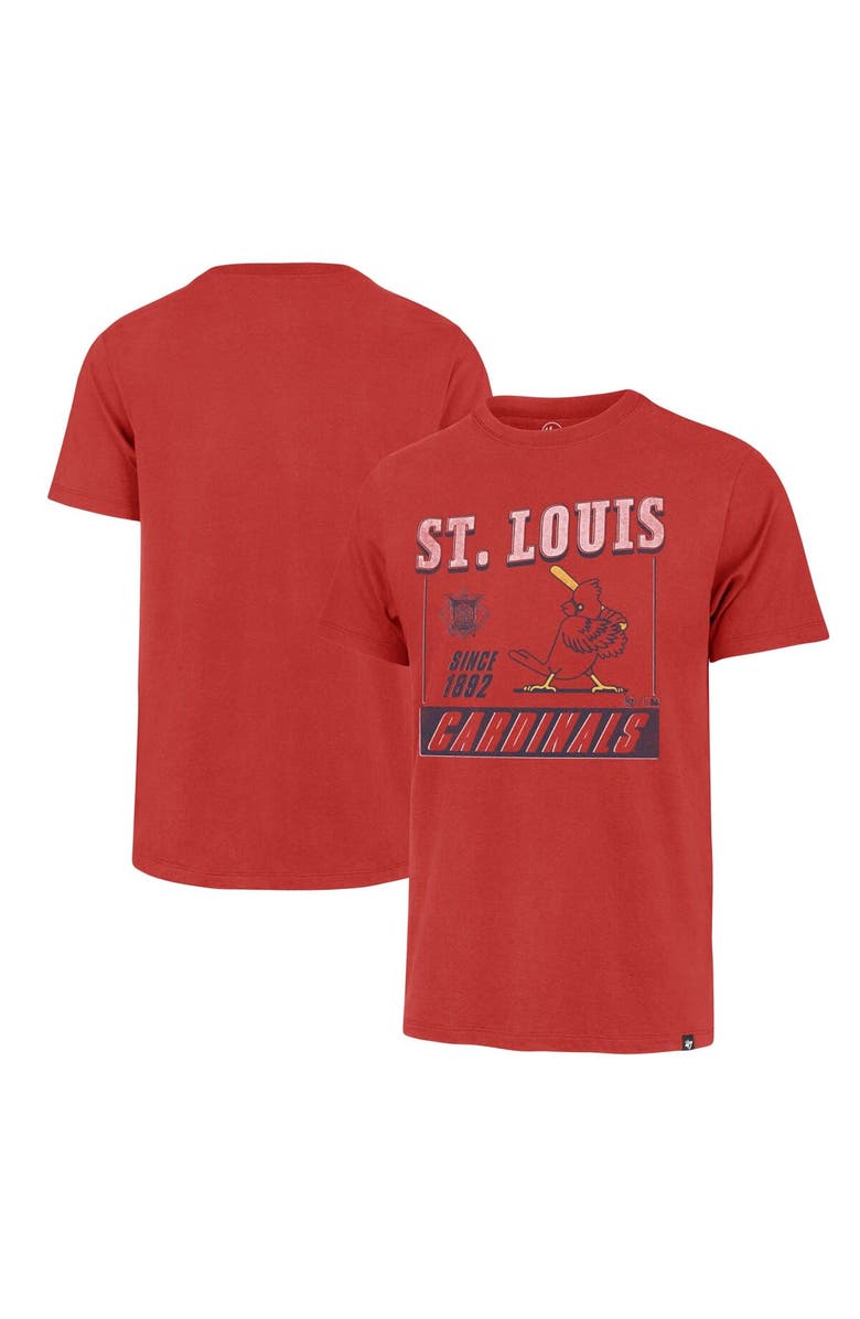 '47 Men's '47 Red St. Louis Cardinals Outlast Franklin T-Shirt, Main, color, Red