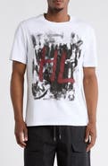 Helmut Lang Scribble Logo Graphic T-Shirt