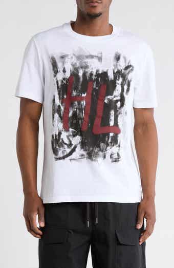 Helmut Lang Scribble Logo Graphic T-Shirt