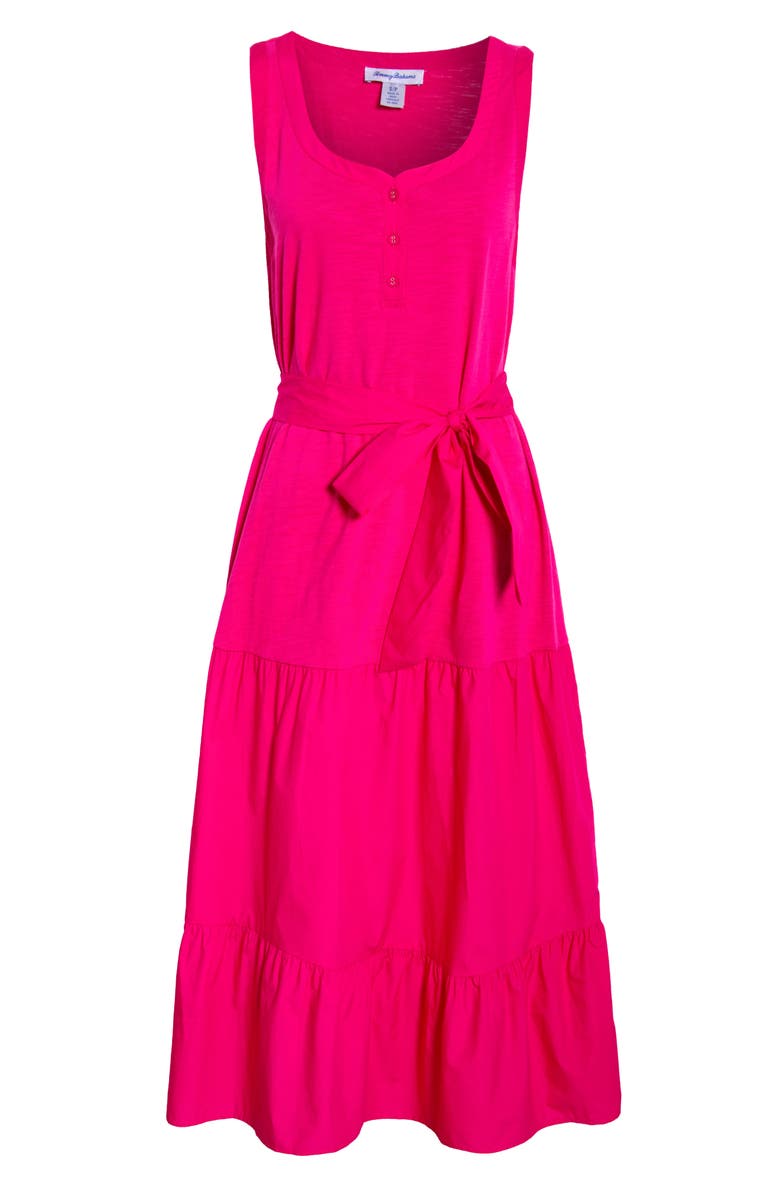 Tommy Bahama Sunshine Shores Midi Sundress, Alternate, color, Bright Blush