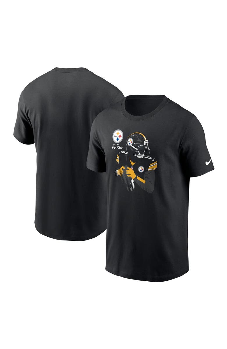 Nike Men's Nike Kenny Pickett Black Pittsburgh Steelers Player Graphic T-Shirt, Main, color, 