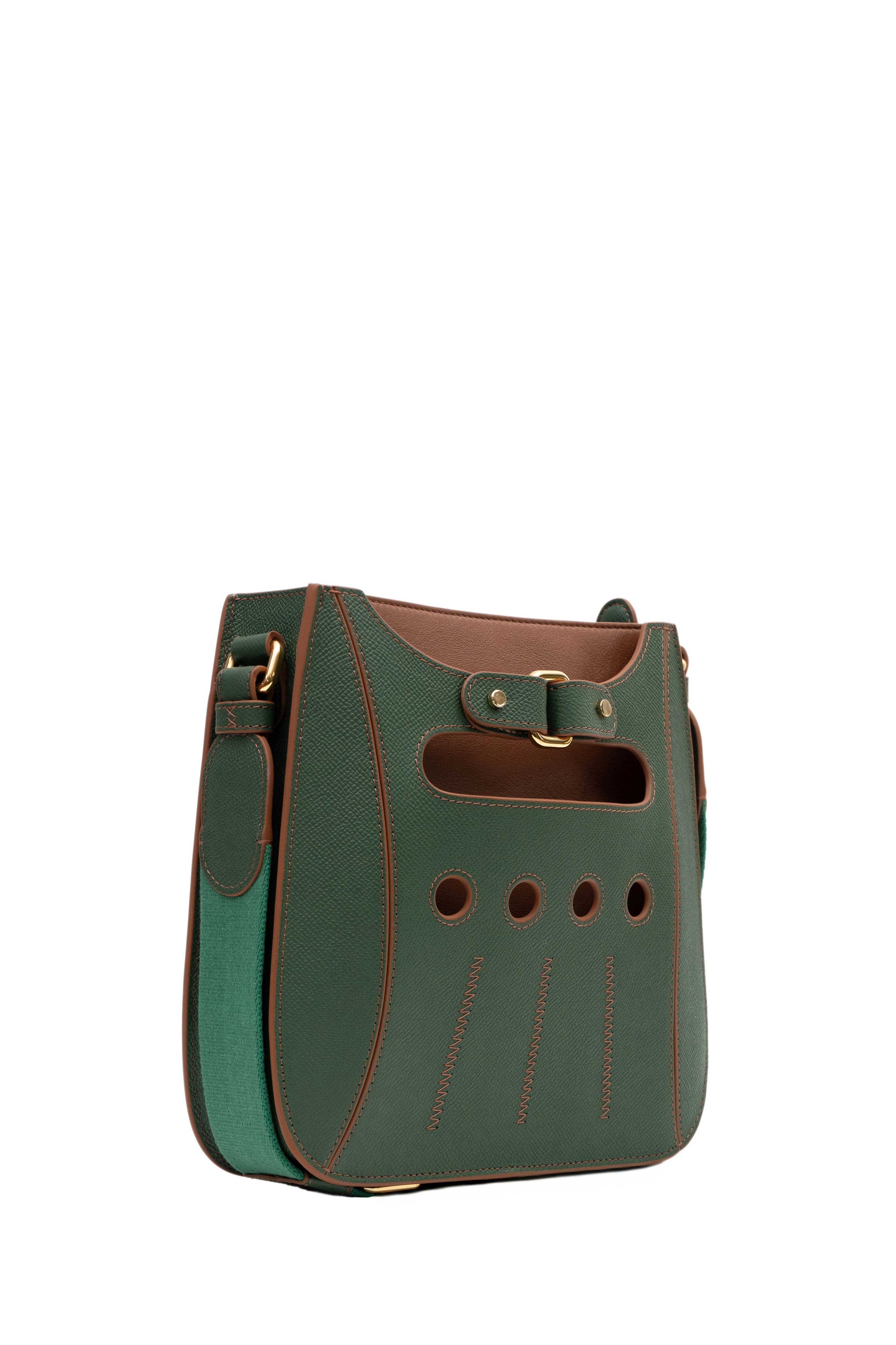 PERRIN PARIS Cabbie Xbody, Alternate, color, Pine/Auburn