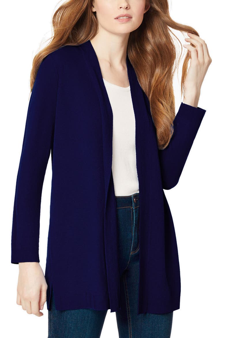 Open Front Cardigan, Alternate, color, COLLECTION NAVY