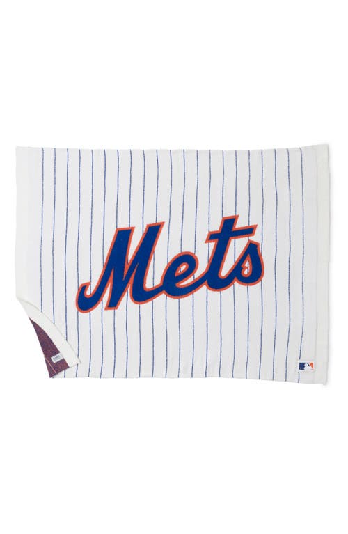 BAREFOOT DREAMS BAREFOOT DREAMS COZYCHIC® NEW YORK METS THROW BLANKET