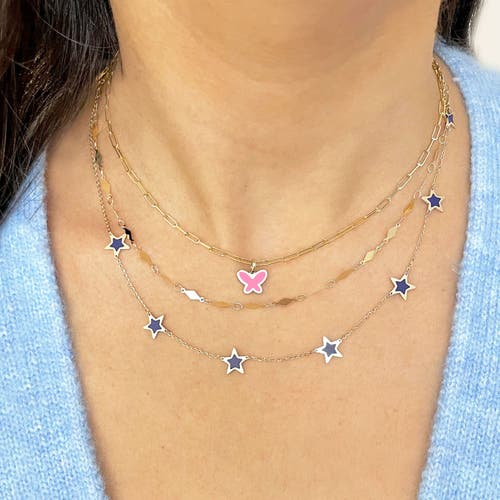 The Lovery Fine Jewelry Bubblegum Pink Butterfly Charm In Pink