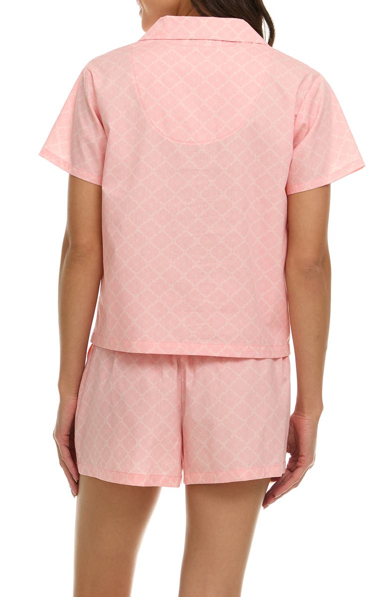 Flora By Flora Nikrooz Serina Cotton Pajamas, Alternate, color, Coral