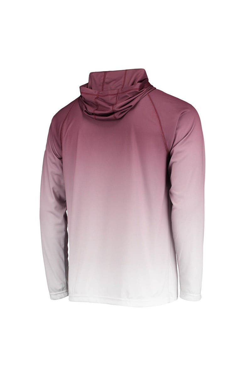 Columbia Men's Columbia PFG Maroon Texas A&M Aggies Terminal Tackle Omni-Shade UPF 50 Long Sleeve Hooded Top, Alternate, color, Maroon