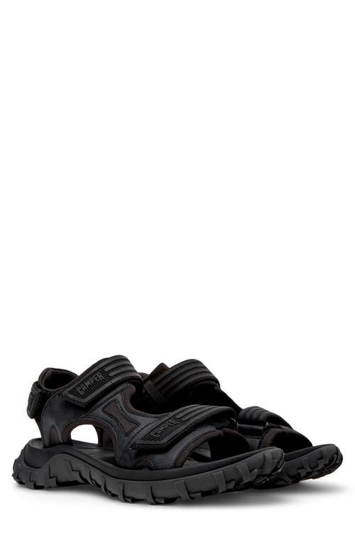 Camper Drift Trail Sandal In Black/black