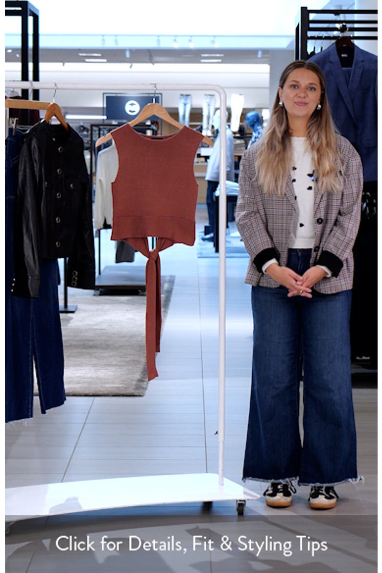 Colbie Tie Back Sweater Tank video