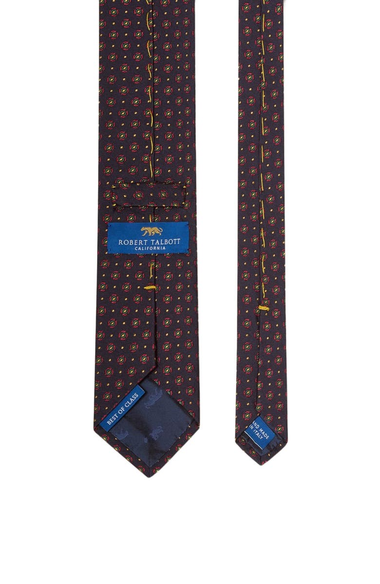 Robert Talbott Robert Neat Necktie, Alternate, color, Navy