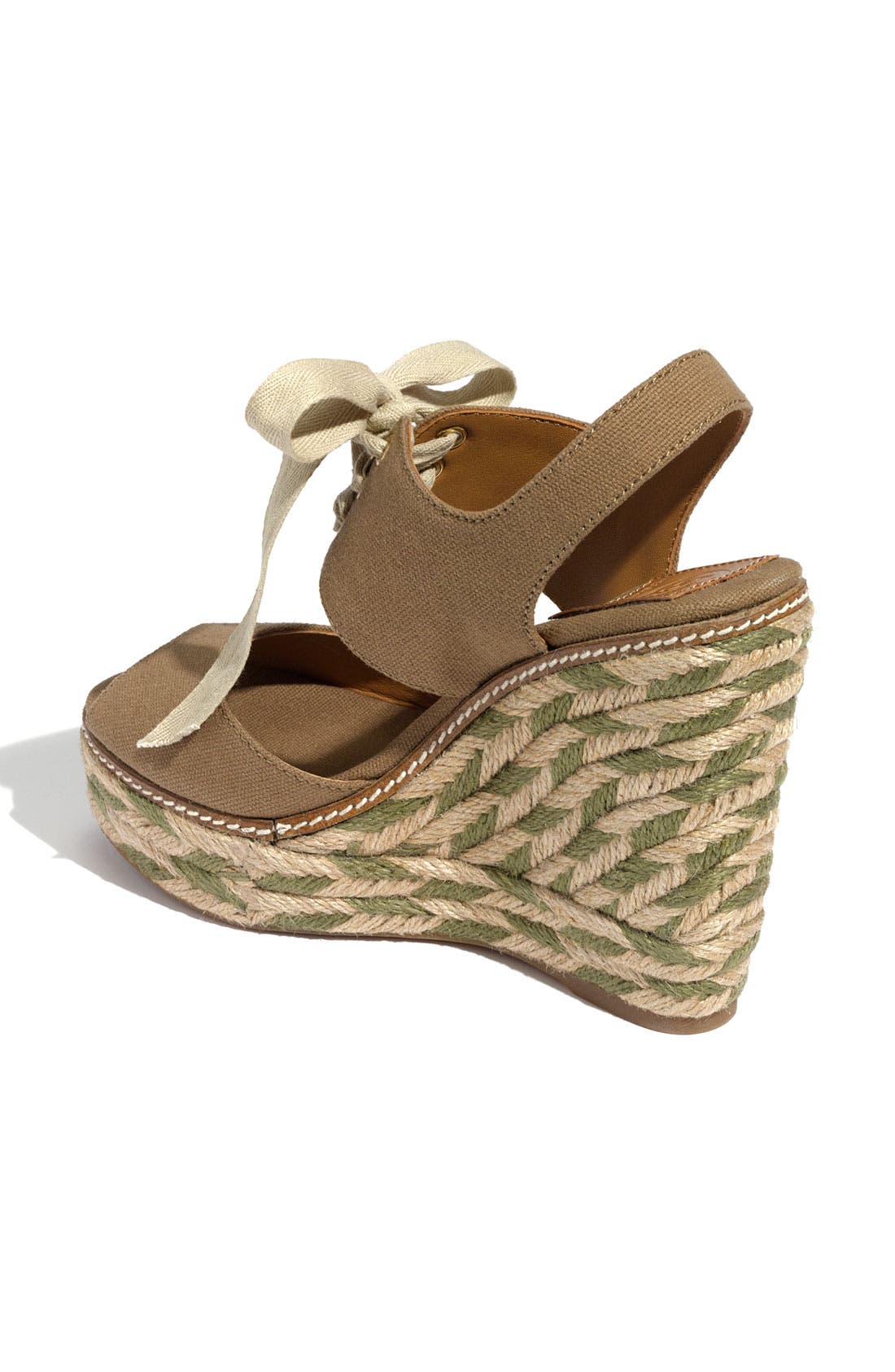 Tory Burch 'Linley' High Wedge Espadrille, Alternate, color, 