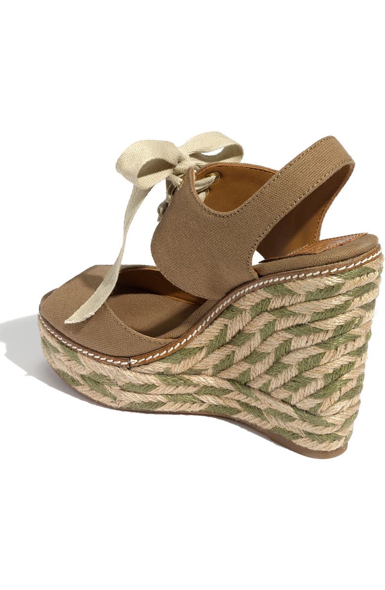 Tory Burch 'Linley' High Wedge Espadrille, Alternate, color,