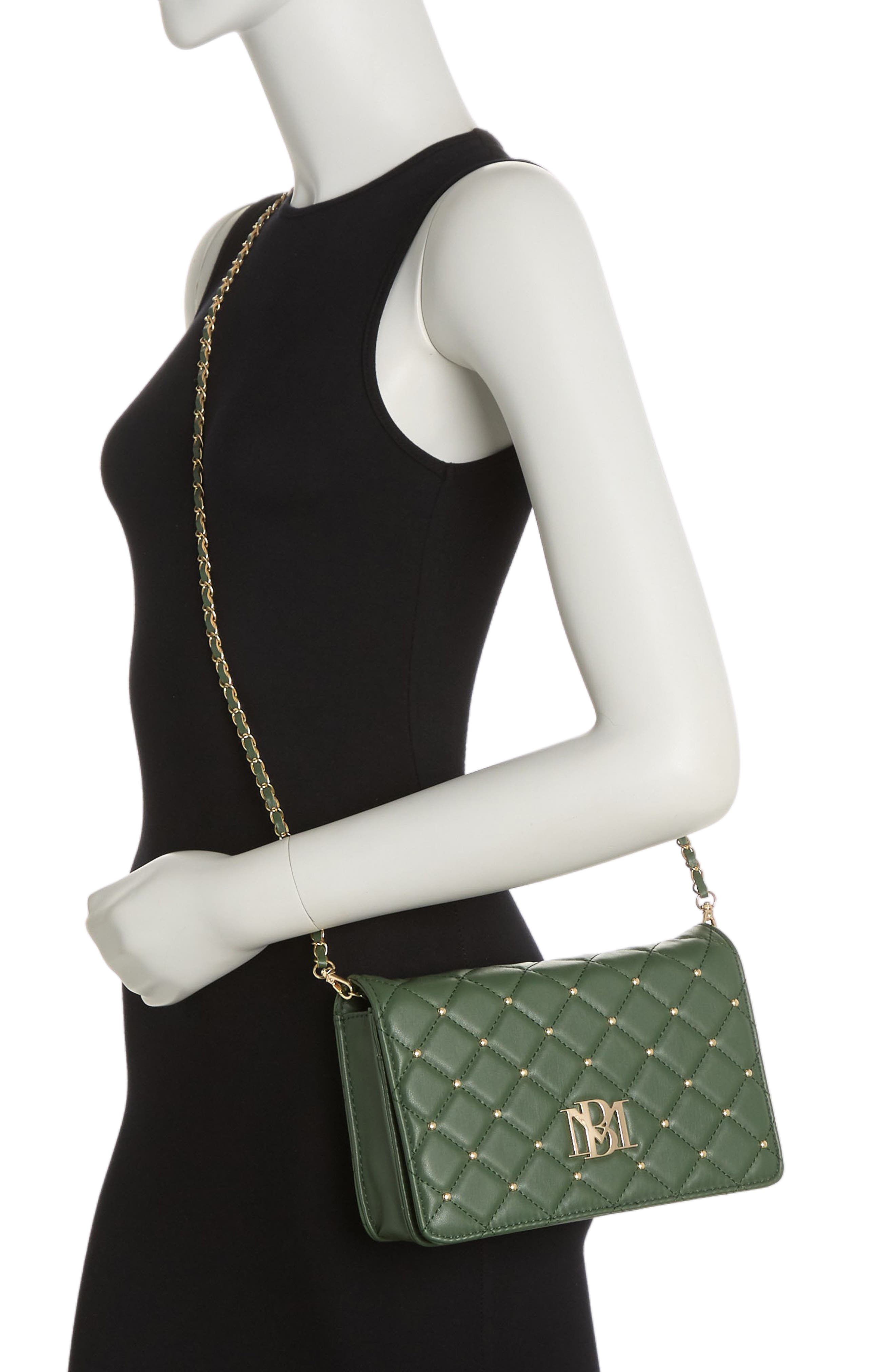 Diamond Quilt Crossbody Bag, Alternate, color, CHIVE