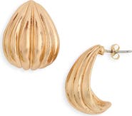 NORDSTROM RACK Ridged Statement Stud Earrings