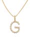  Gold Vermeil Initial G
