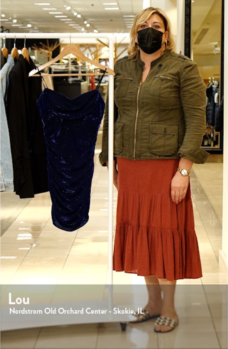 Love, Nickie Lew Irrid Ruched Body-Con Minidress, sales video thumbnail