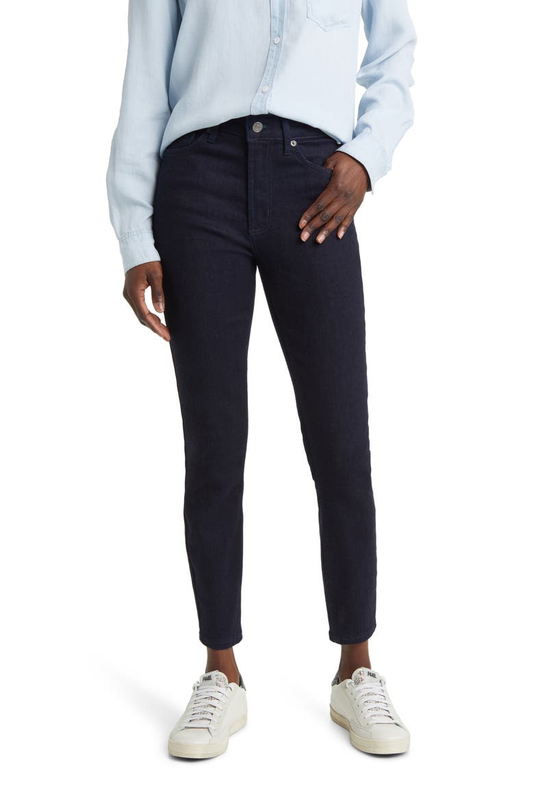 Larchmont High Waist Skinny Leg Jeans, Main, color, MIDNIGHT