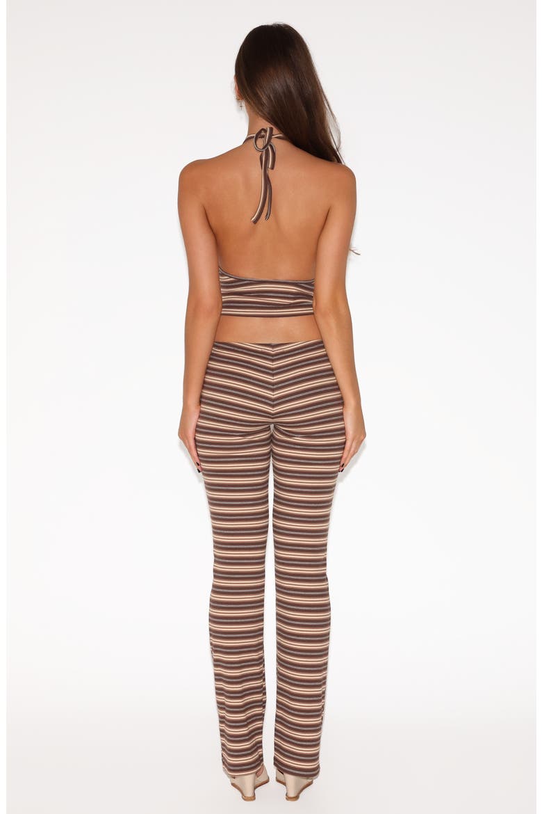 Dillon 2.0 Striped Low Waist Pants, Alternate, color, BROWN MULTI STRIPE