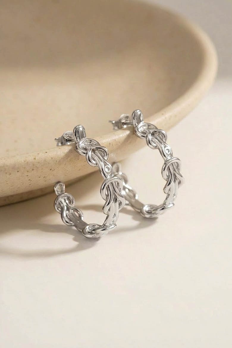 Hera Hoops, Alternate, color, Silver