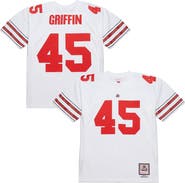 Mitchell & Ness Men's Mitchell & Ness Archie Griffin White Ohio State Buckeyes 1975 College Vault Legacy Jersey