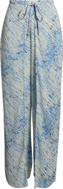Elan Print Cover-Up Wrap Pants