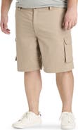 True Nation by DXL Big & Tall Stretch Ripstop Cargo Shorts