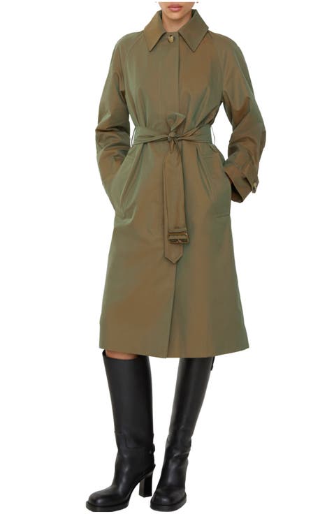 Long Gabardine Car Coat