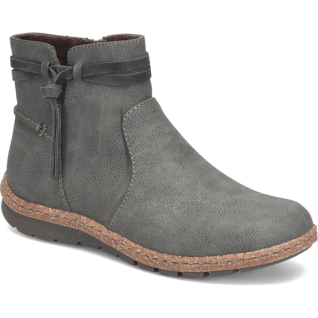 B O C Addi Bootie In Dark Grey Nubuck