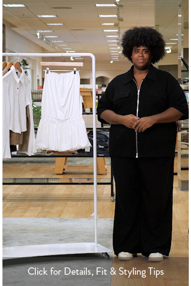 Layton Studded Strapless Bubble Hem Minidress video