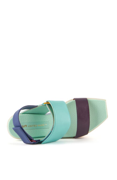 United Nude Delta Wedge Sandal In Multi