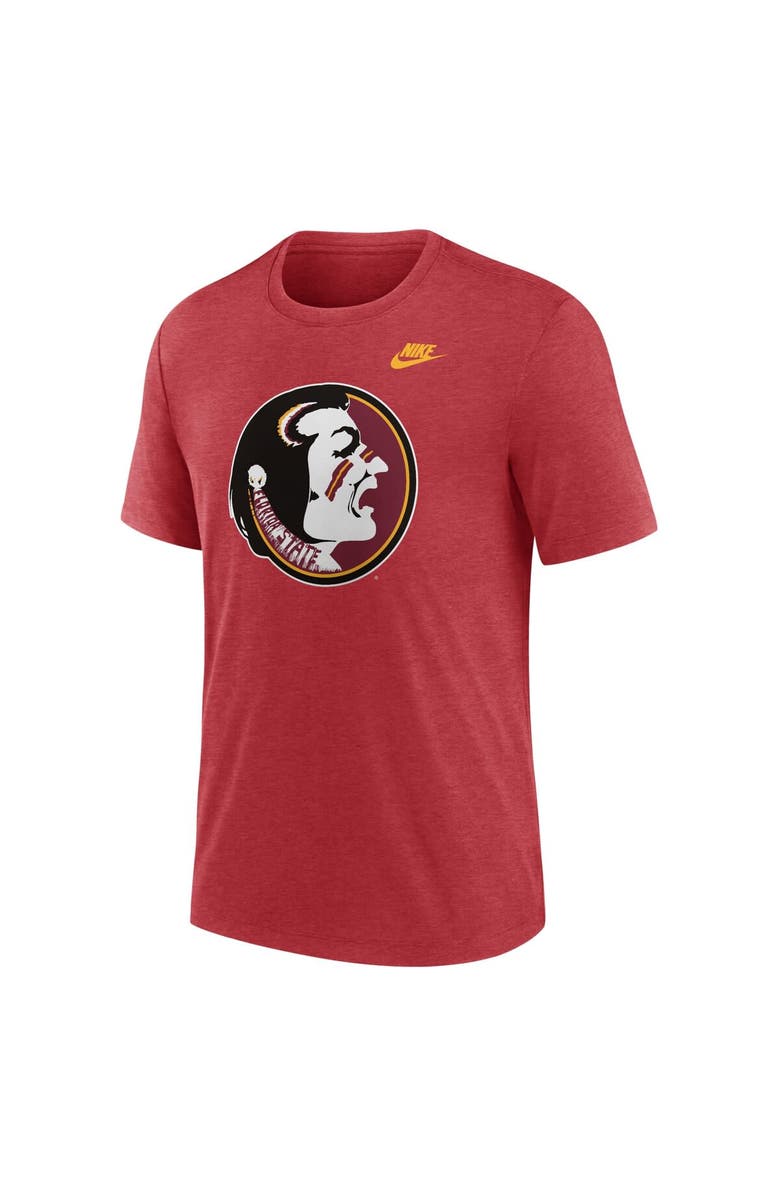Nike Men's Nike Garnet Florida State Seminoles Blitz Legacy Primary Tri-Blend T-Shirt, Alternate, color, 