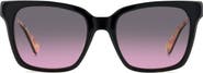 Kate Spade New York harlow gs 55mm gradient polarized square sunglasses